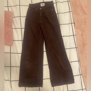 bdg brown corduroy pants size 24/00